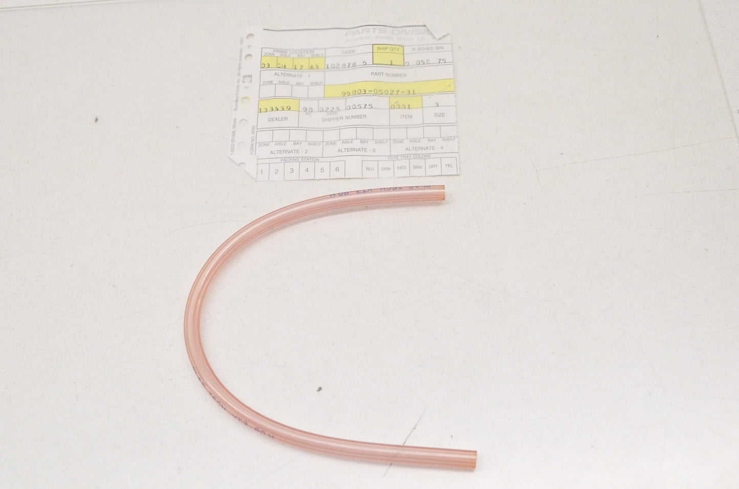 Vinyl Bulk Hose NOS