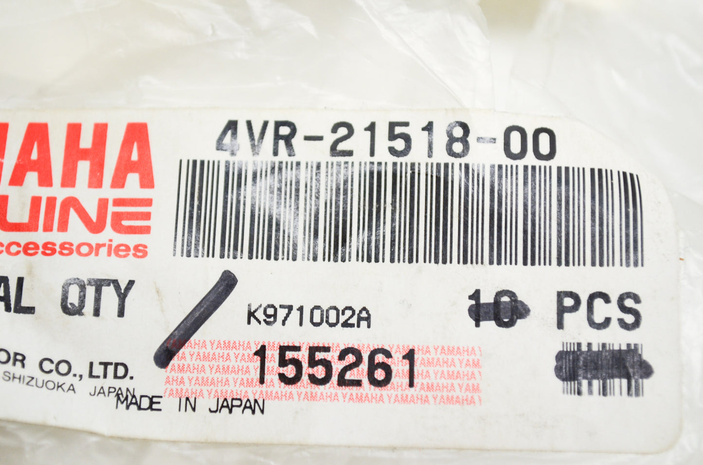 OEM Yamaha 4VR-21518-00-00 Cable Holder NOS