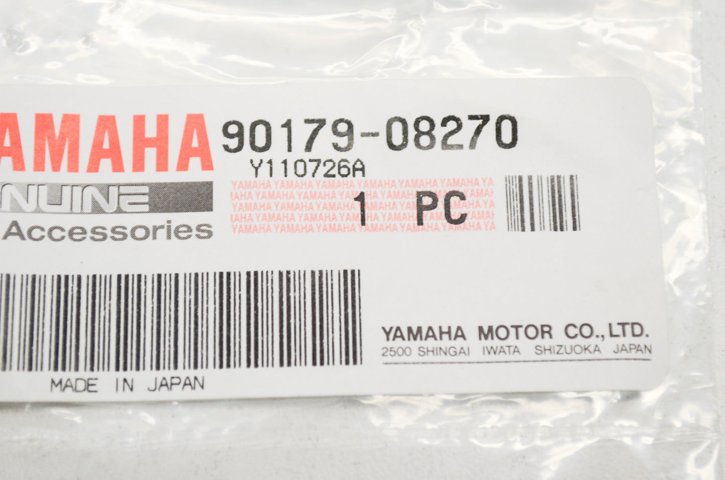 OEM Yamaha 90179-08270-00 Special Shape Nut NOS