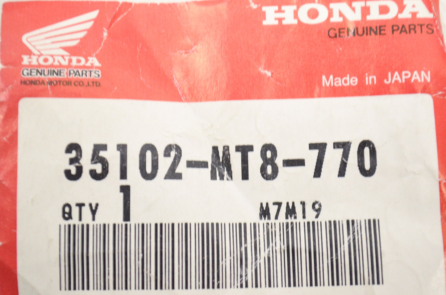 OEM Honda 35102-MT8-770 Cap NOS