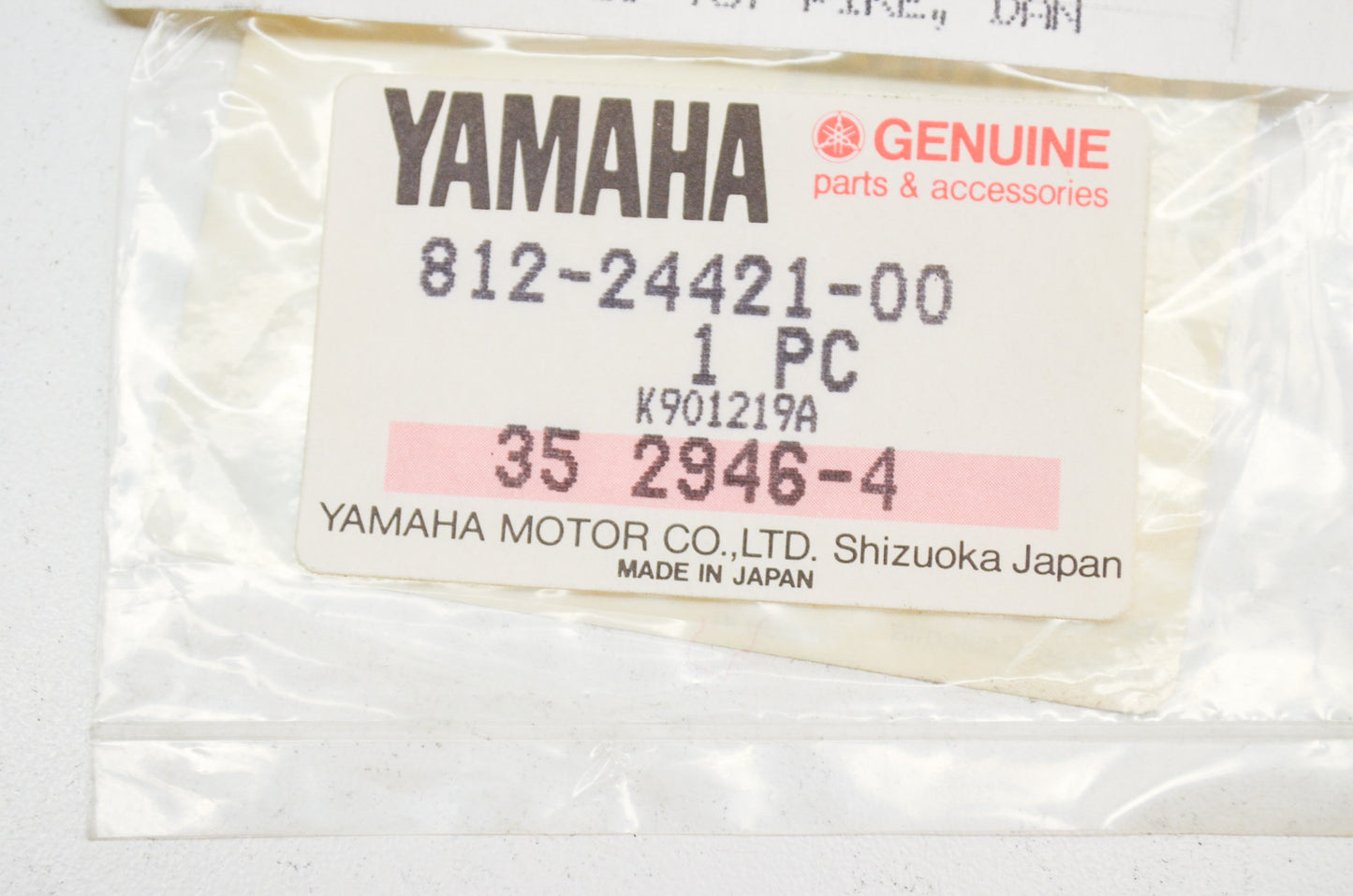 OEM Yamaha 812-24421-00-00 Check Valve NOS