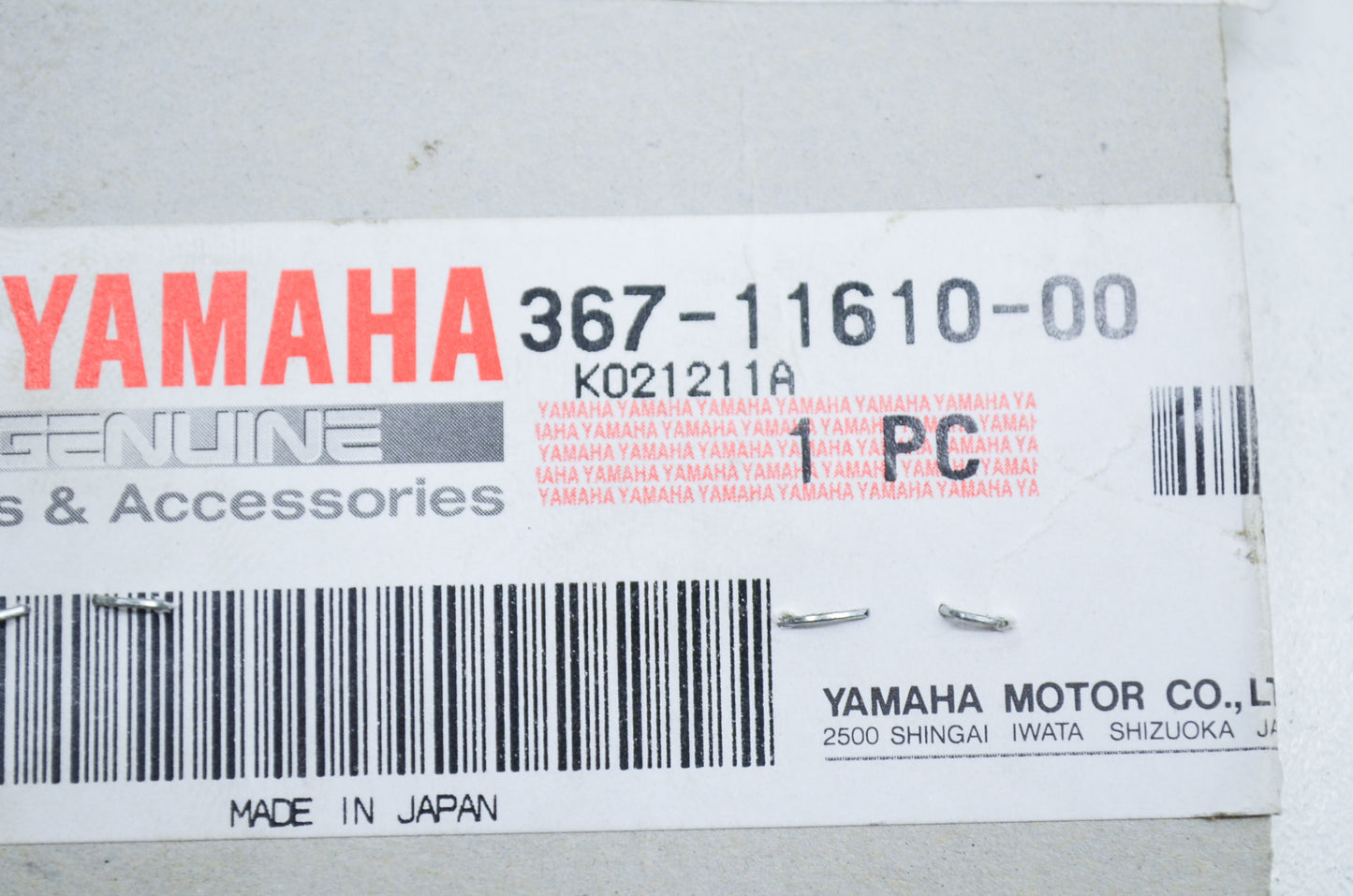 OEM Yamaha 367-11610-00-00 Piston Ring Set STD NOS