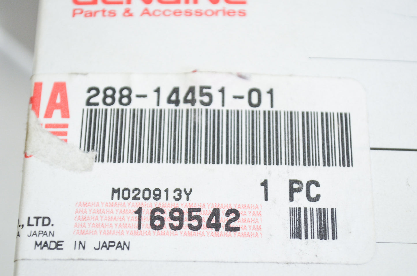 OEM Yamaha 288-14451-01-00 Air Cleaner Element NOS