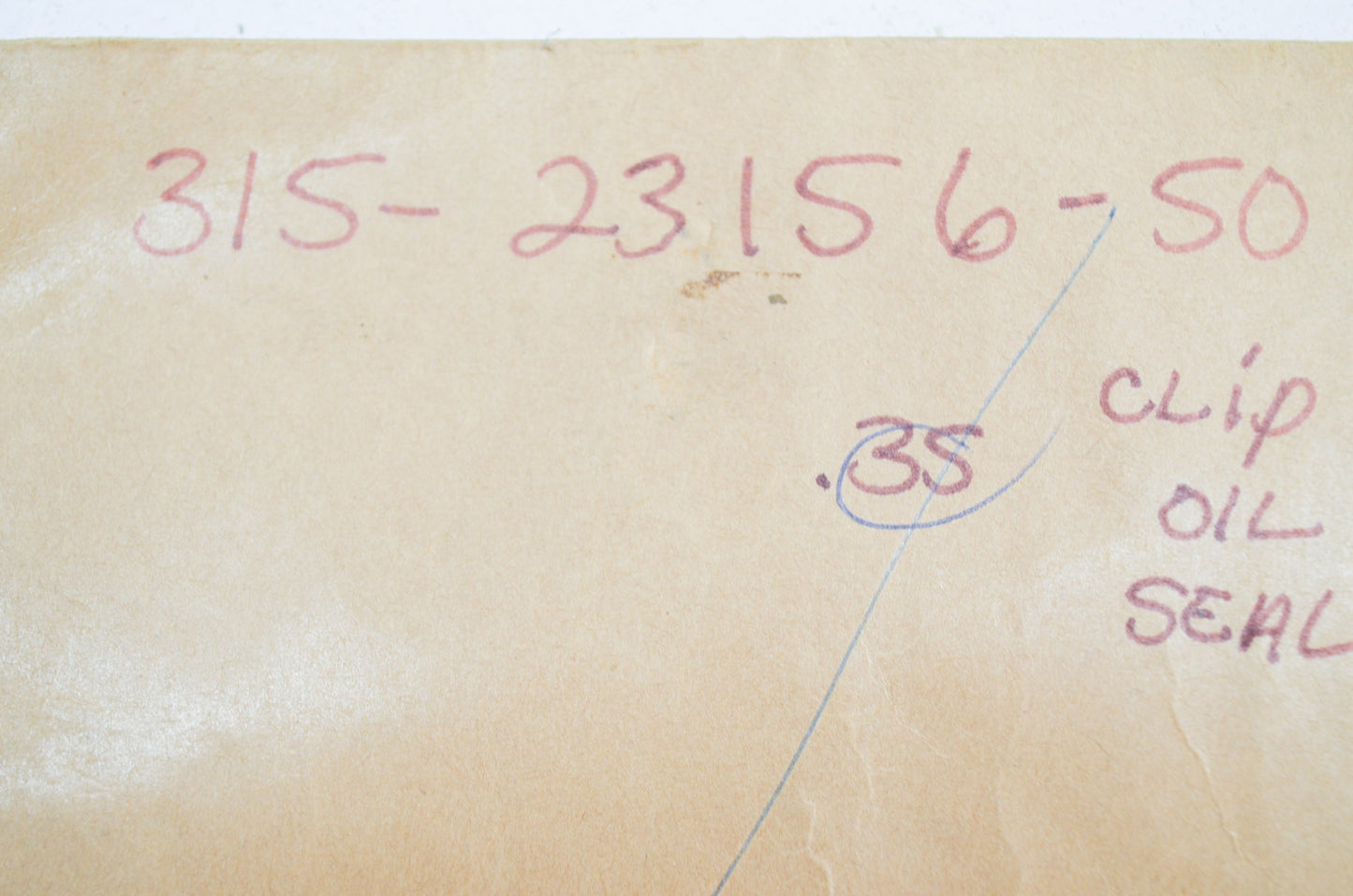 Oil Seal Clip NOS