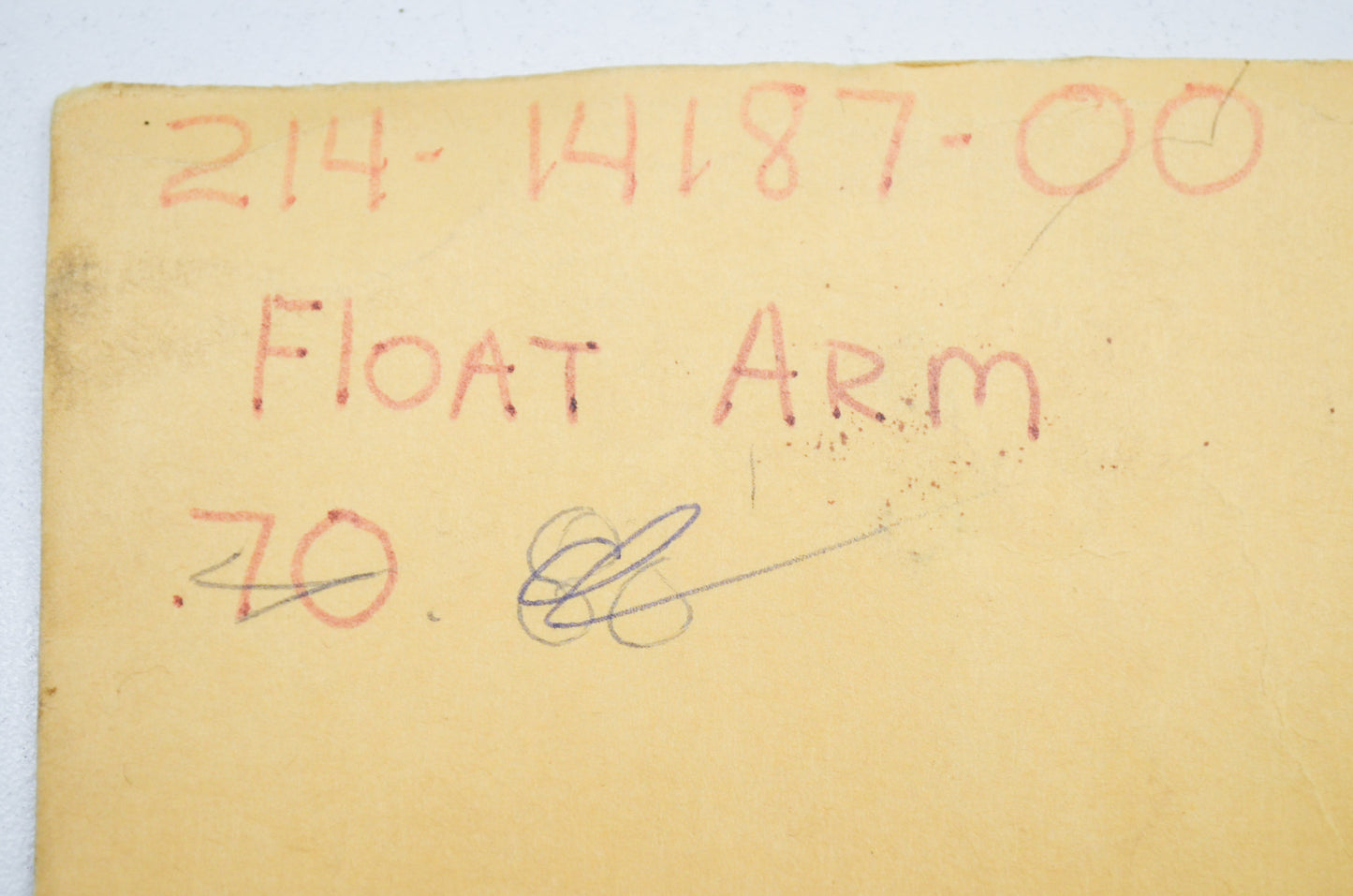 OEM Yamaha 214-14187-00-00 Float Arm NOS
