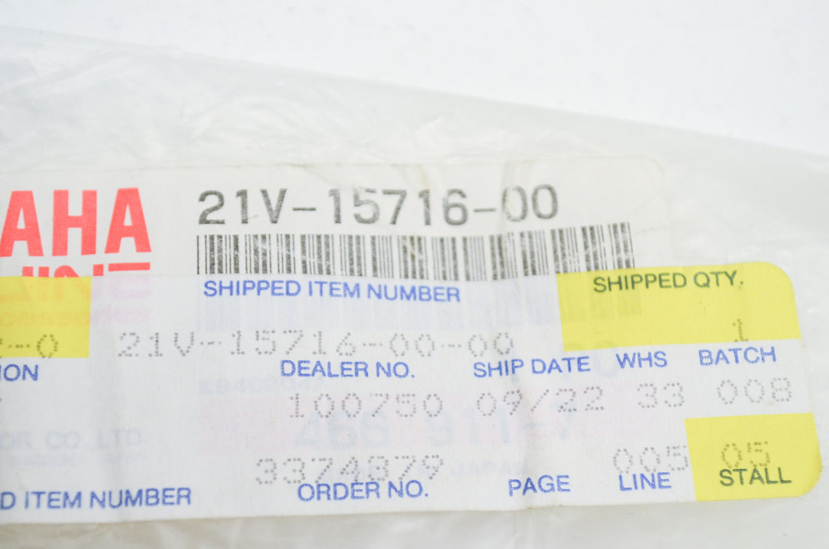 OEM Yamaha 21V-15716-00-00 Drive Plate NOS
