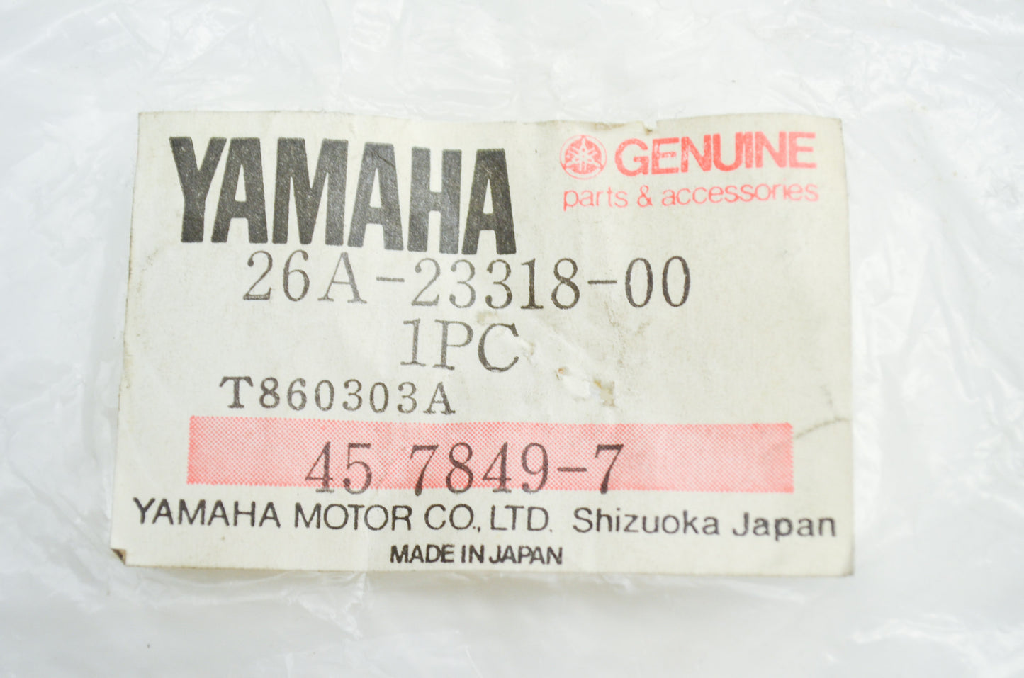 OEM Yamaha 26A-23318-00-00 Cable Holder 1 NOS