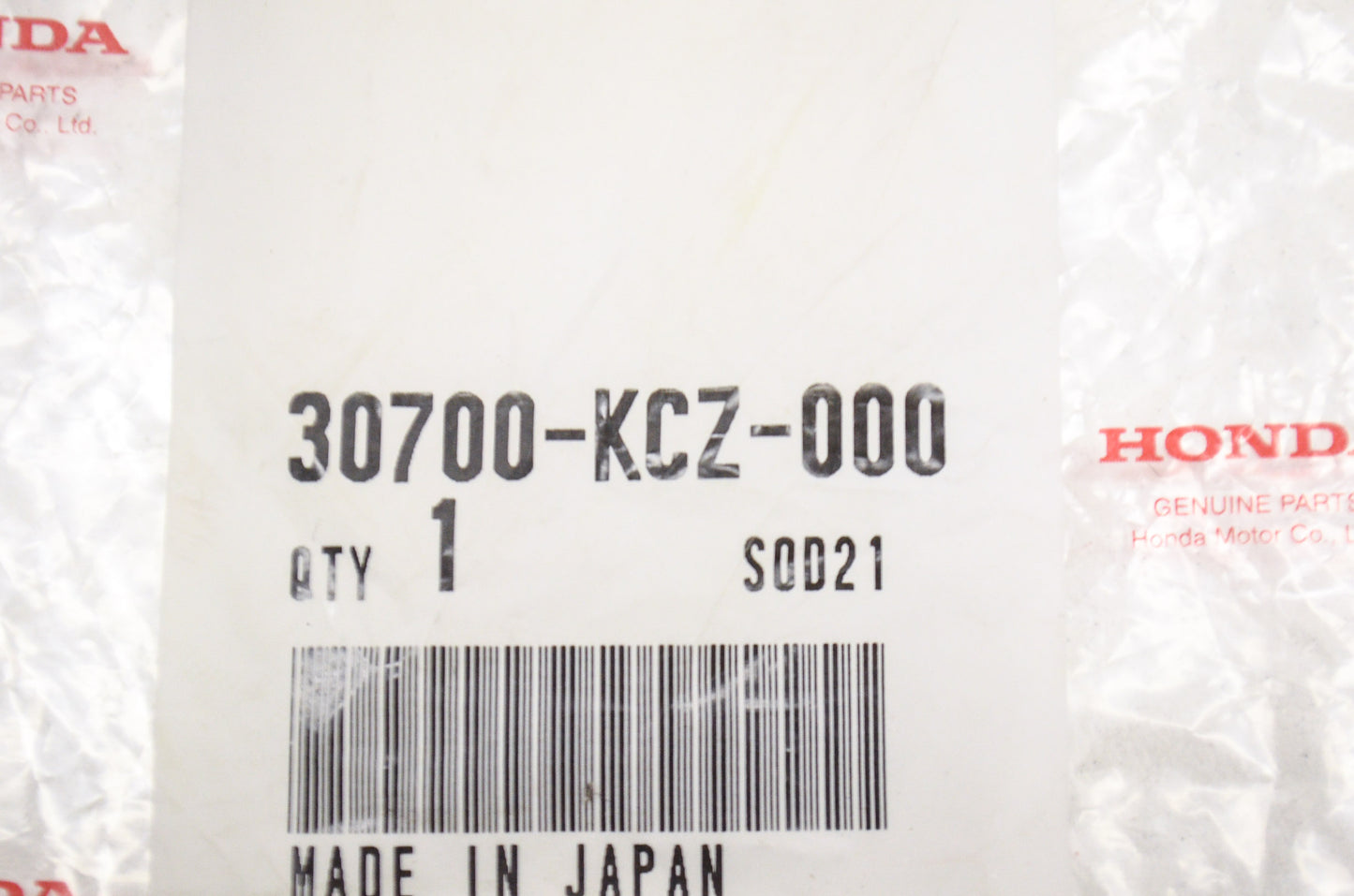 OEM Honda 30700-KCZ-000 Cap Assembly NOS