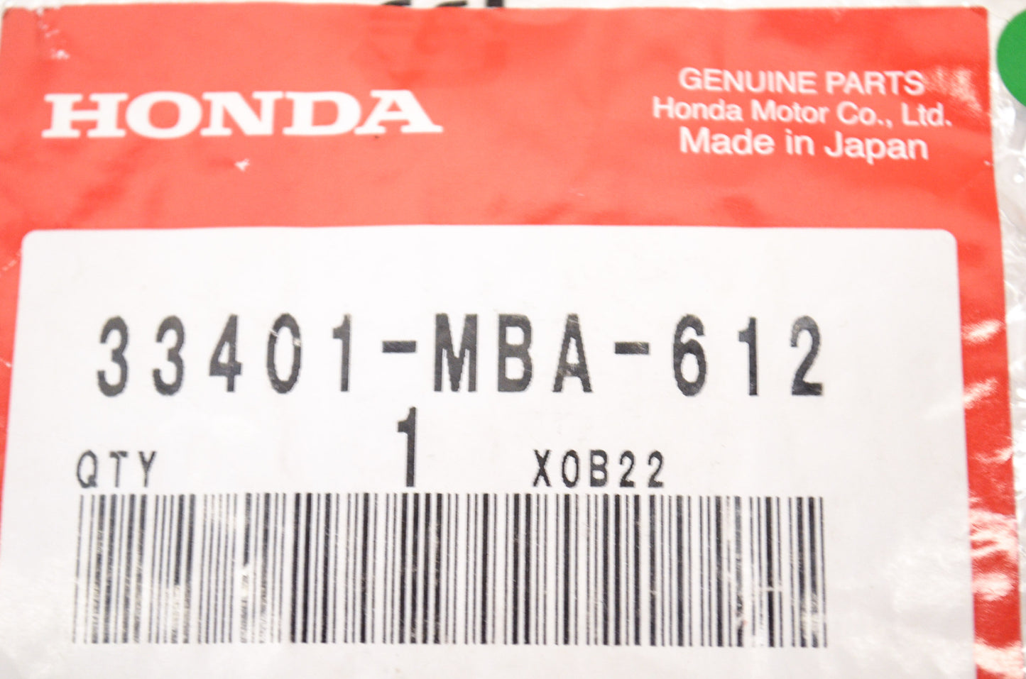 OEM Honda 33401-MBA-612 Turn Signal Lens NOS