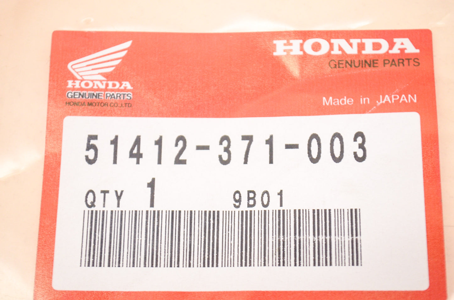 OEM Honda 51412-371-003 Back-Up Ring NOS