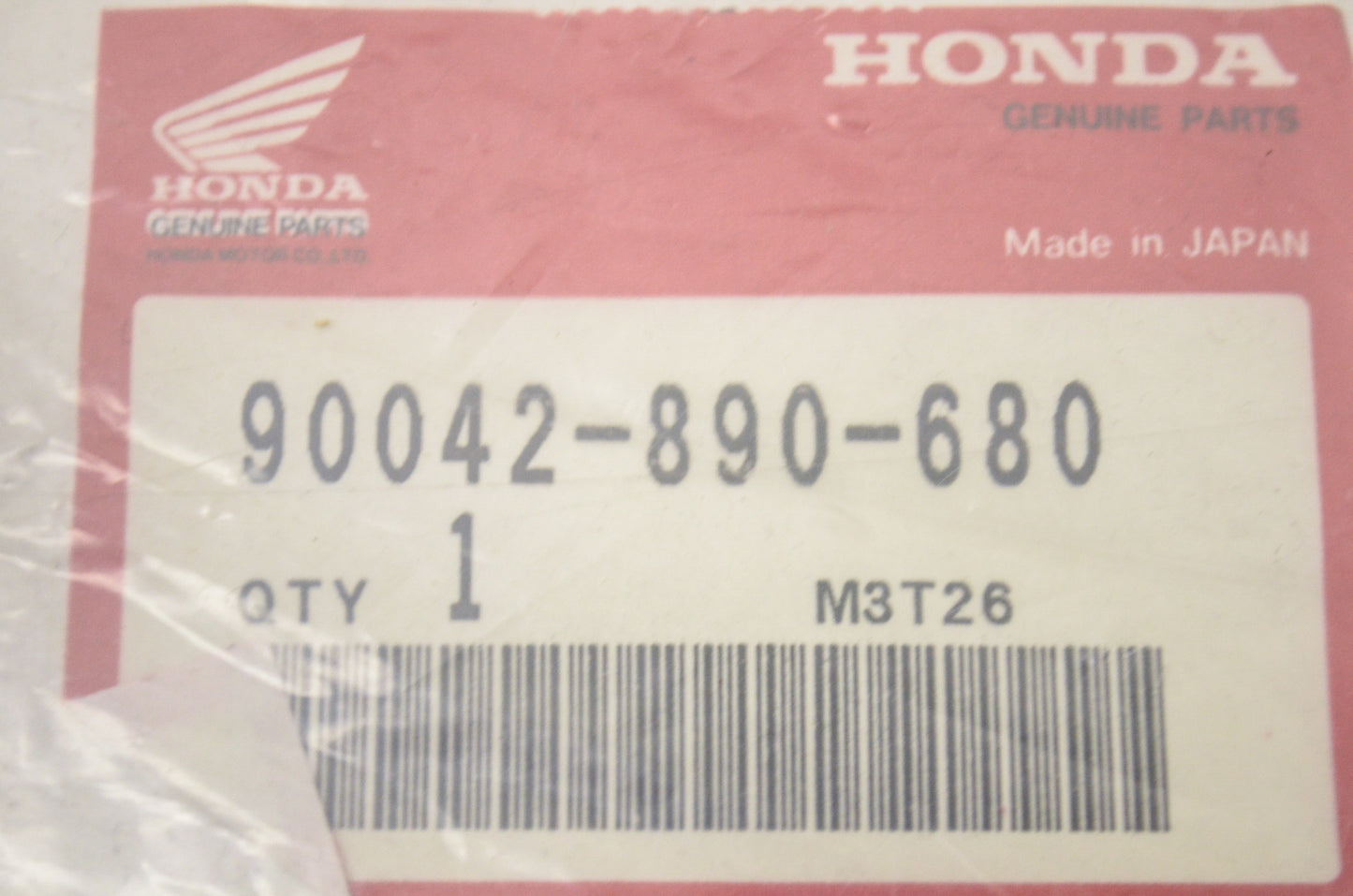 OEM Honda 90042-890-680 Stud Bolt 8X104 NOS