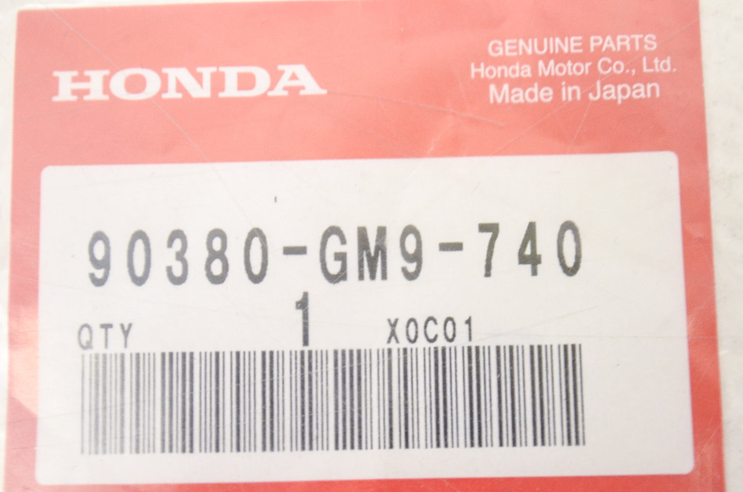 OEM Honda 90380-GM9-740 Screw (6X15) NOS