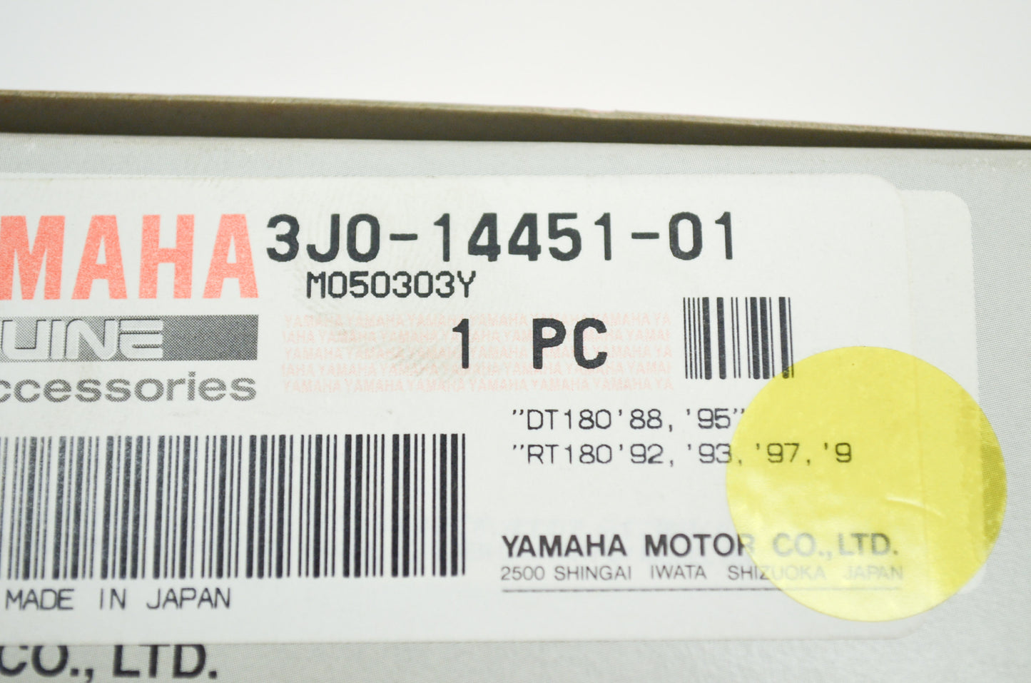 OEM Yamaha 3J0-14451-00-00 Air Cleaner Element NOS