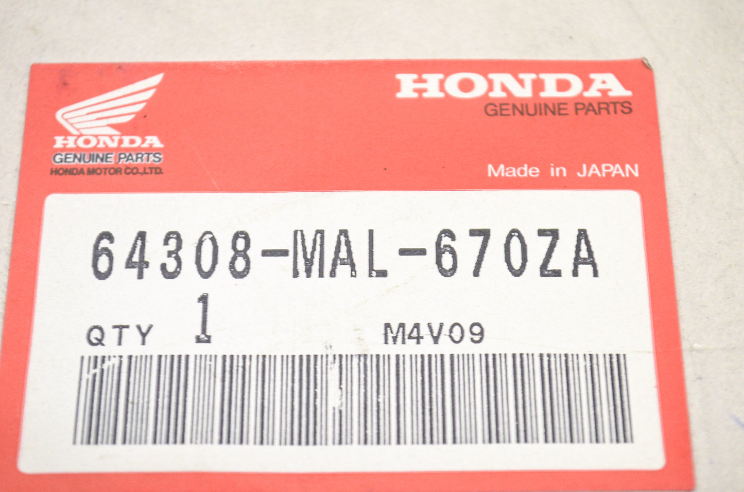 OEM Honda 64308-MAL-670ZA Right Stripe B Type 1 NOS
