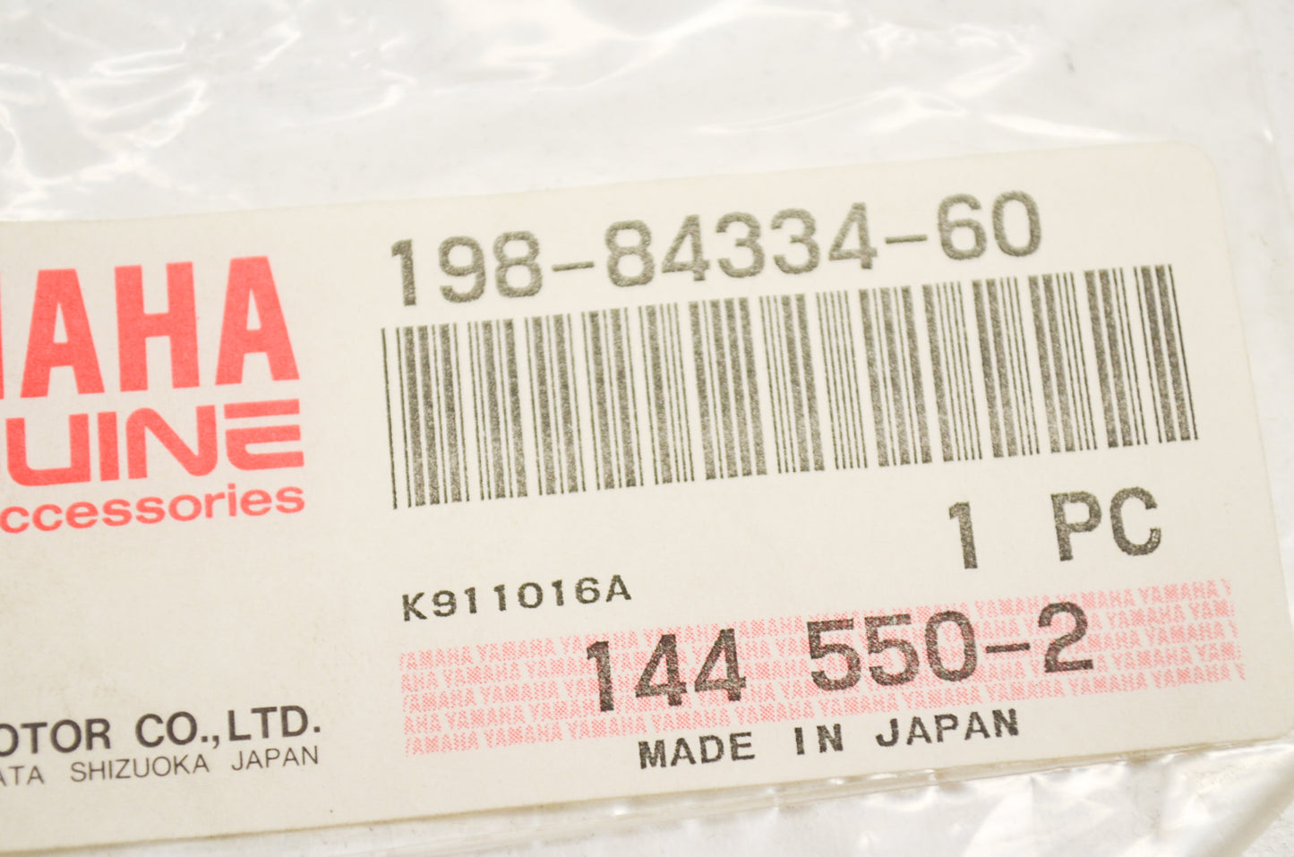 New OEM Yamaha 198-84334-60-00 Adjusting Nut NOS