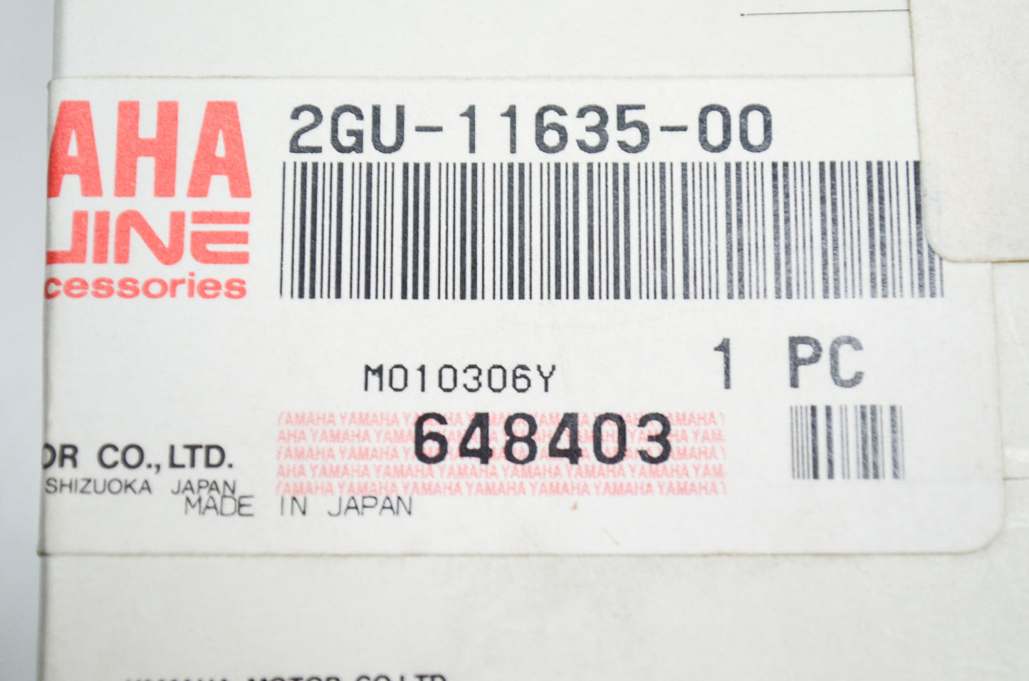 OEM Yamaha 2GU-11635-00-00 Piston 1 O/S 0.25 NOS