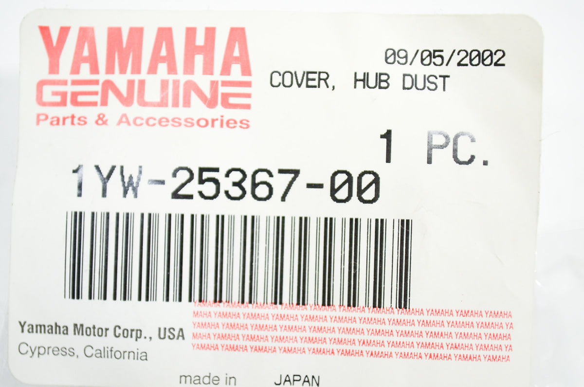 OEM Yamaha 1YW-25367-00-00 Hub Dust Cover NOS