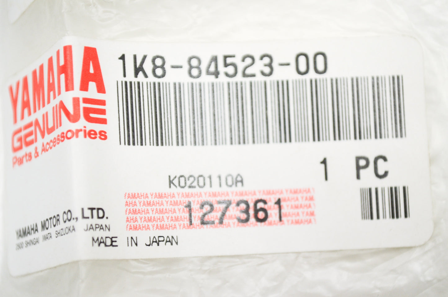 OEM Yamaha 1K8-84523-00-00 Lens Gasket NOS
