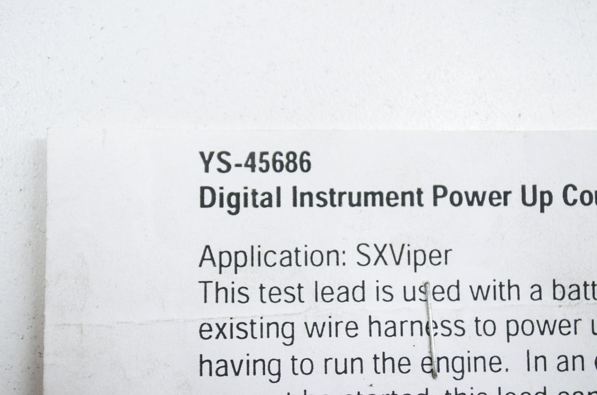 OEM Yamaha YS-45686 Digital Instrument Power Up Coupler NOS