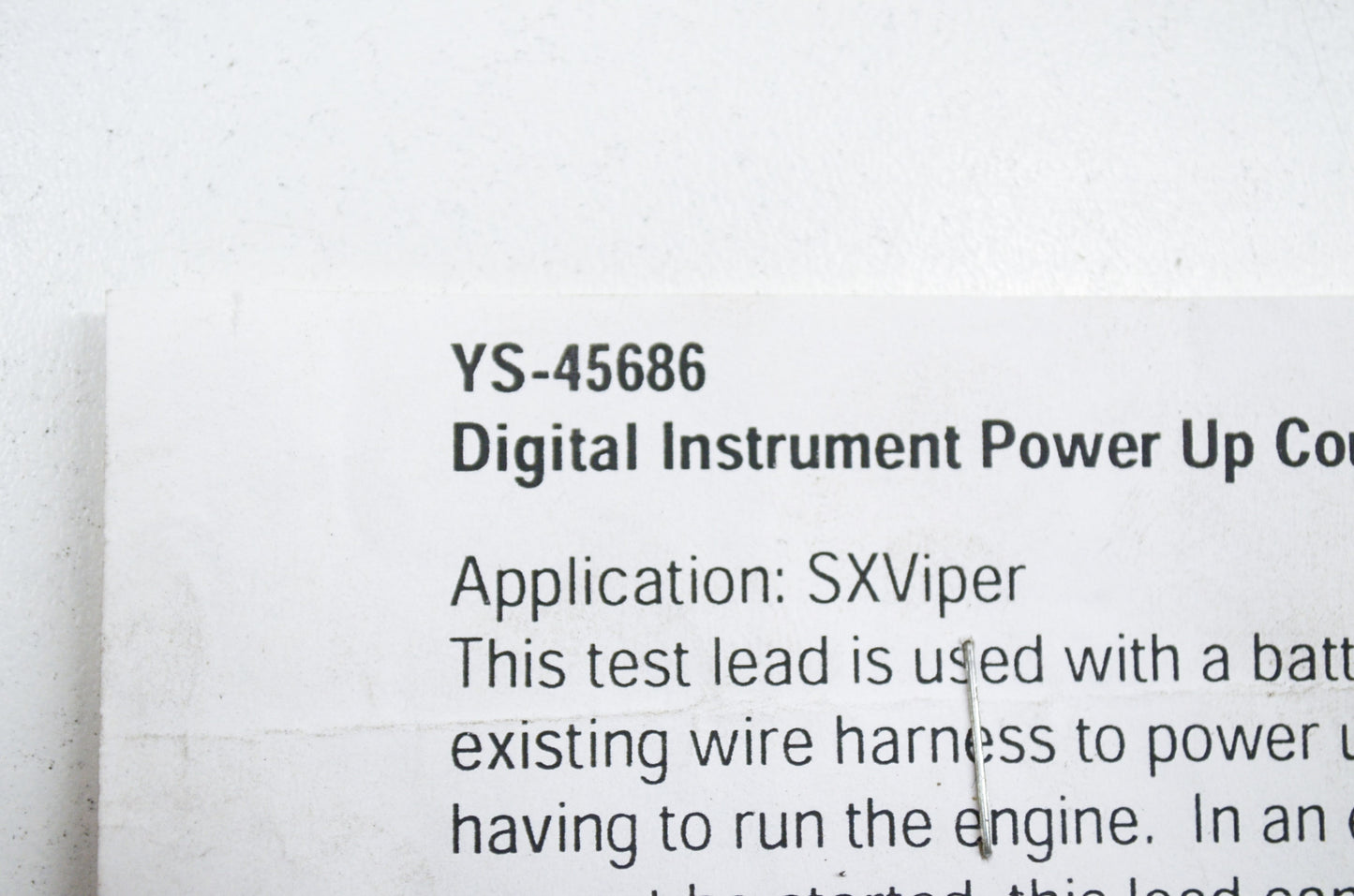 OEM Yamaha YS-45686 Digital Instrument Power Up Coupler NOS