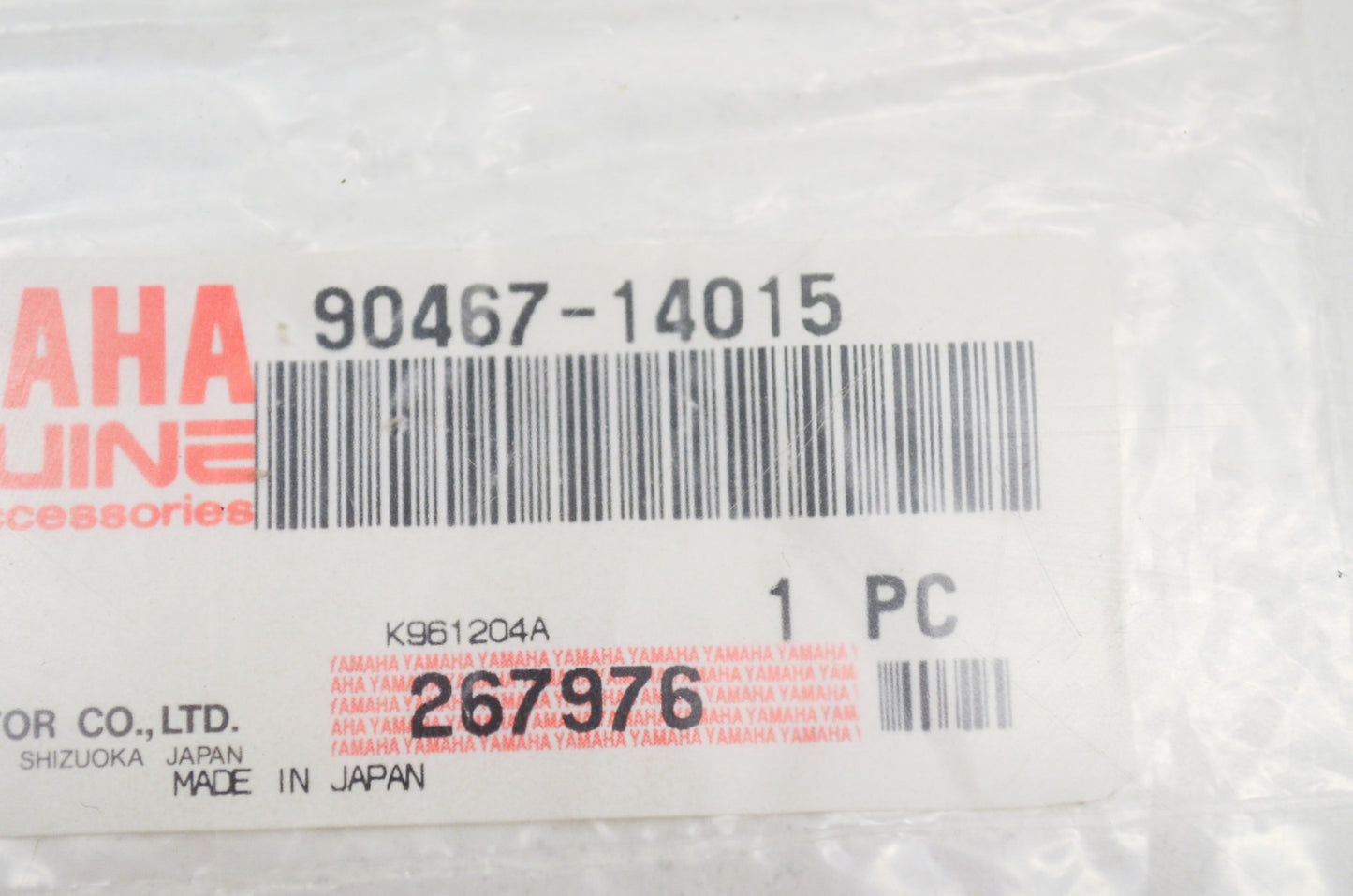 OEM Yamaha 90467-14015-00 Scissor Clip NOS