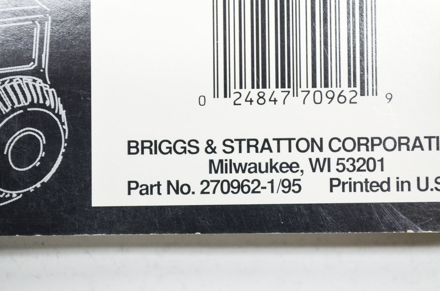 Repair Manual Single Cylinder 4-Cycle Engines