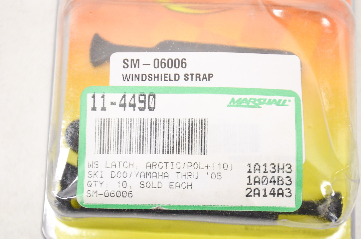 New Sports Parts Inc. Windshield Strap Qty 6 Polaris Yamaha Ski-Doo NOS