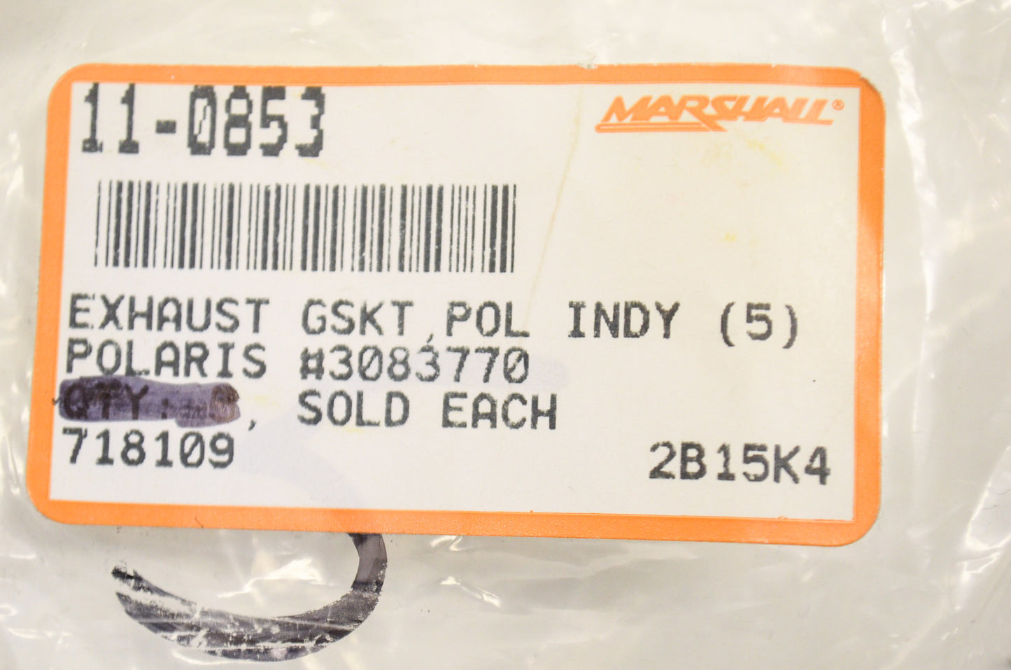 New Custom Gaskets Exhaust Gasket Polaris Indy NOS