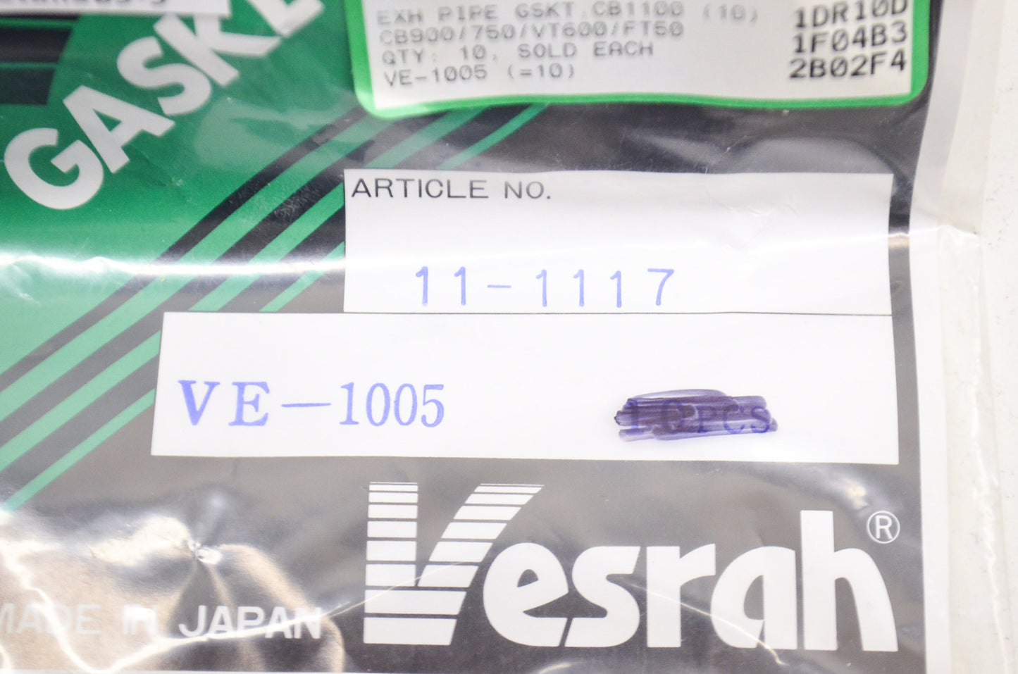 New Vesrah Exhaust Gasket NOS