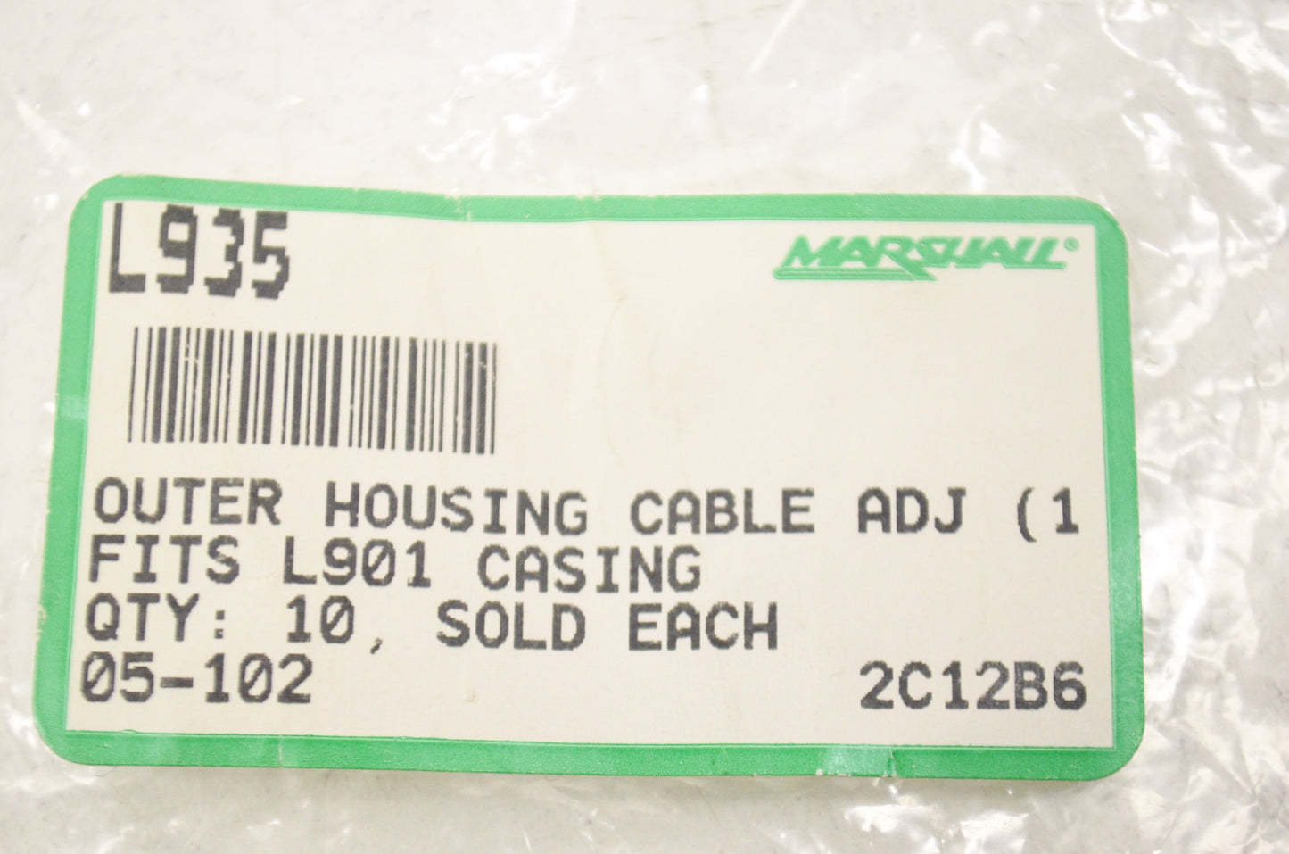 Outer Cable Housing Adjuster Qty 2 NOS