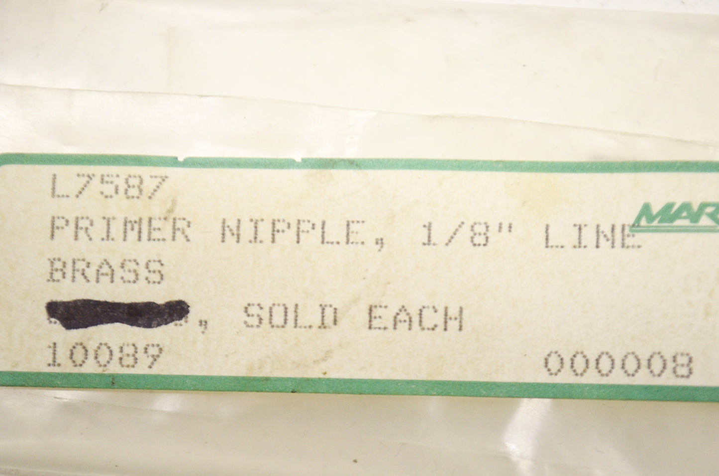 Primer Nipple NOS