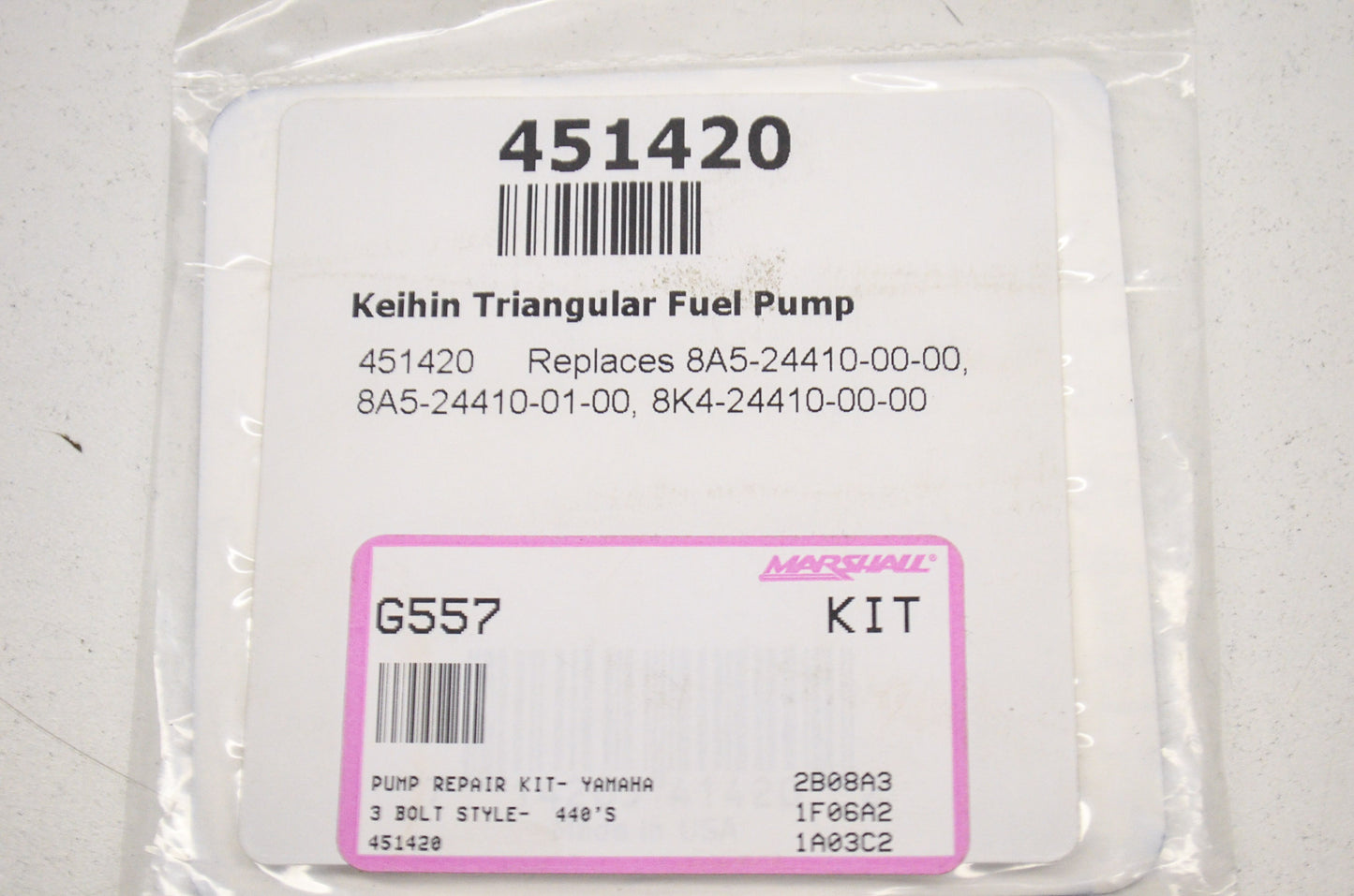 Keihin Triangular Fuel Pump Kit NOS