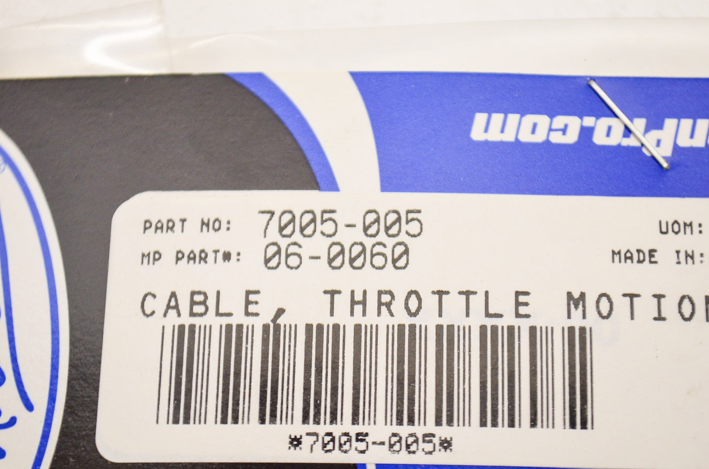 New Motion Pro Throttle Cable