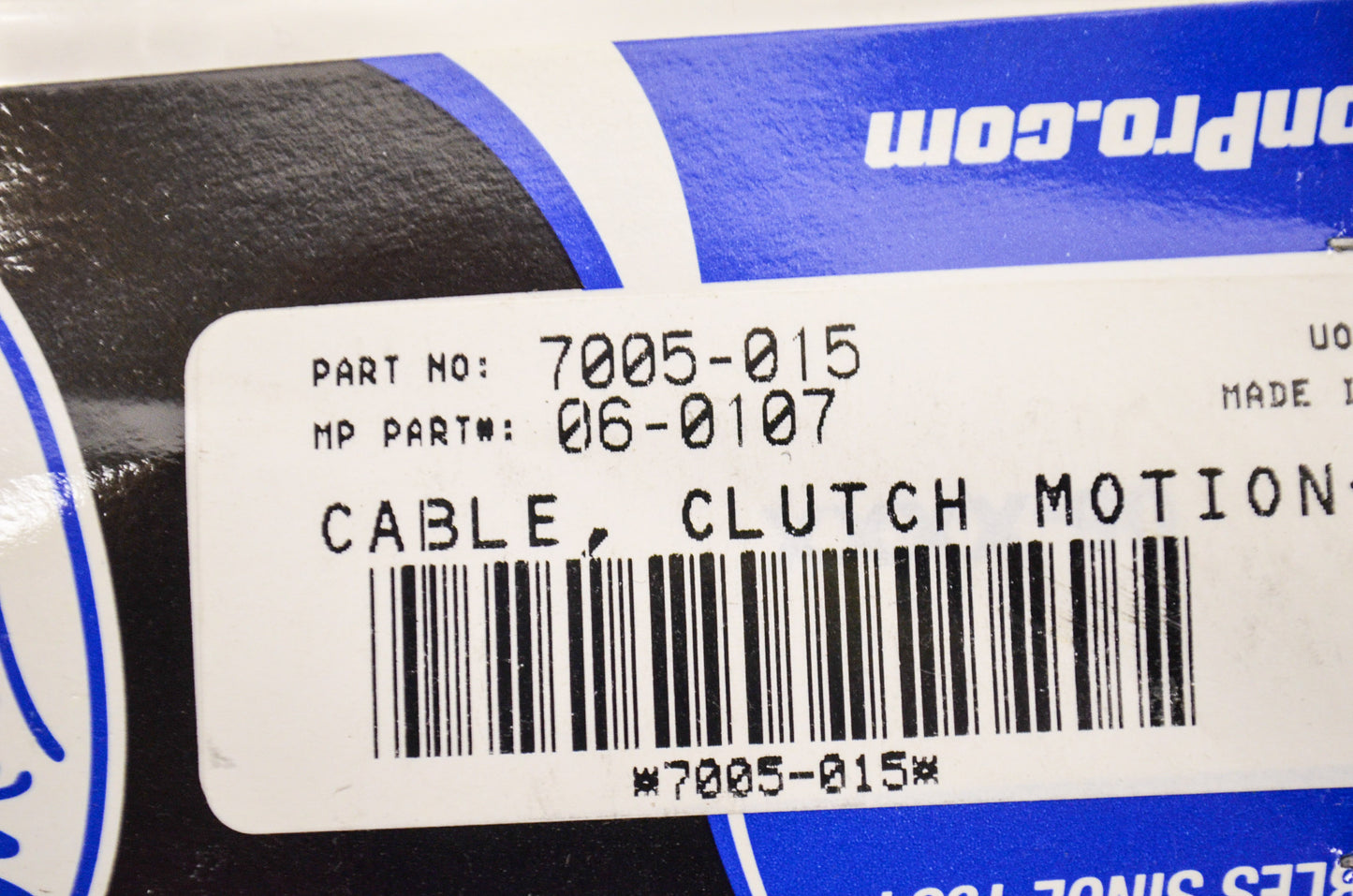 New Motion Pro Clutch Cable