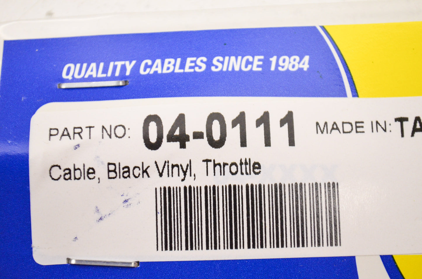 New Motion Pro Throttle Cable