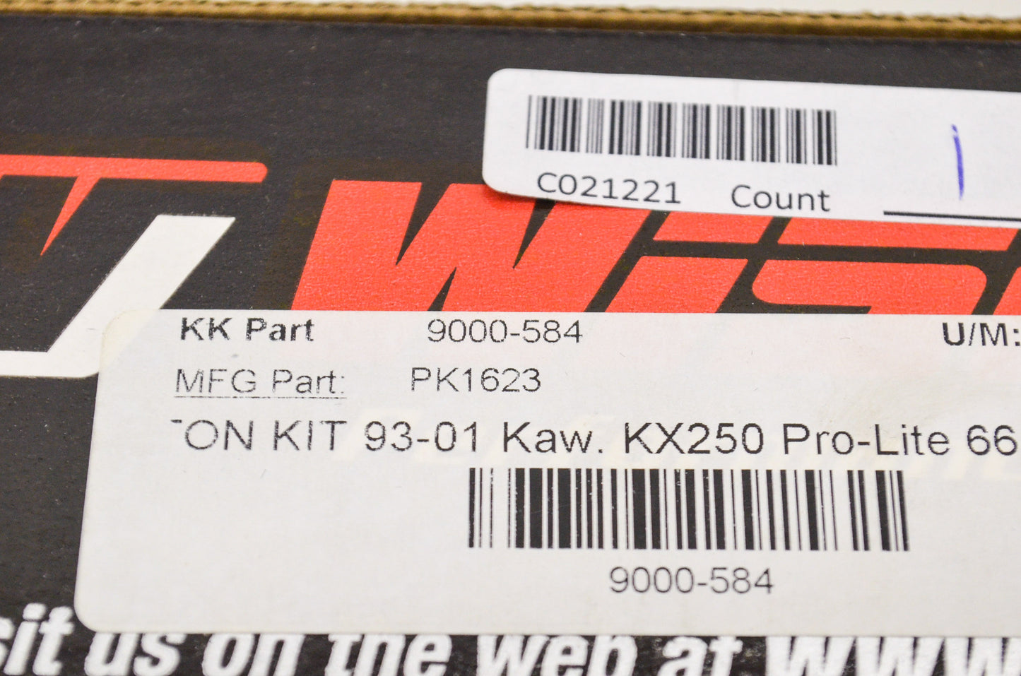 New Wiseco Top End Kit 66.4mm 93-01 Kawasaki KX250