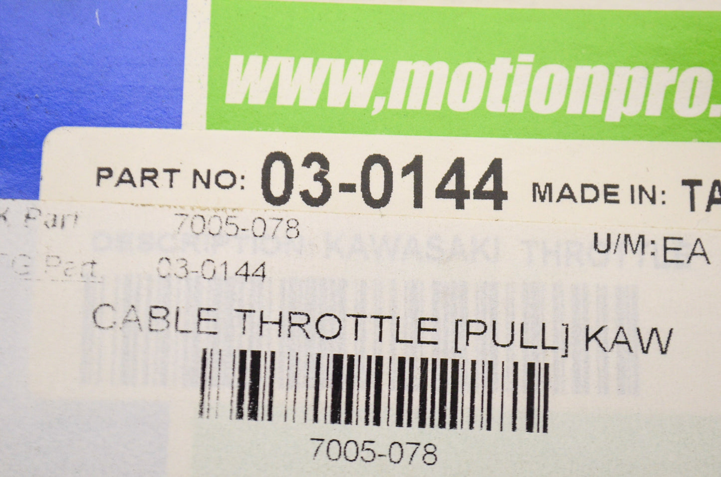 New Motion Pro Throttle Cable Pull Kawasaki