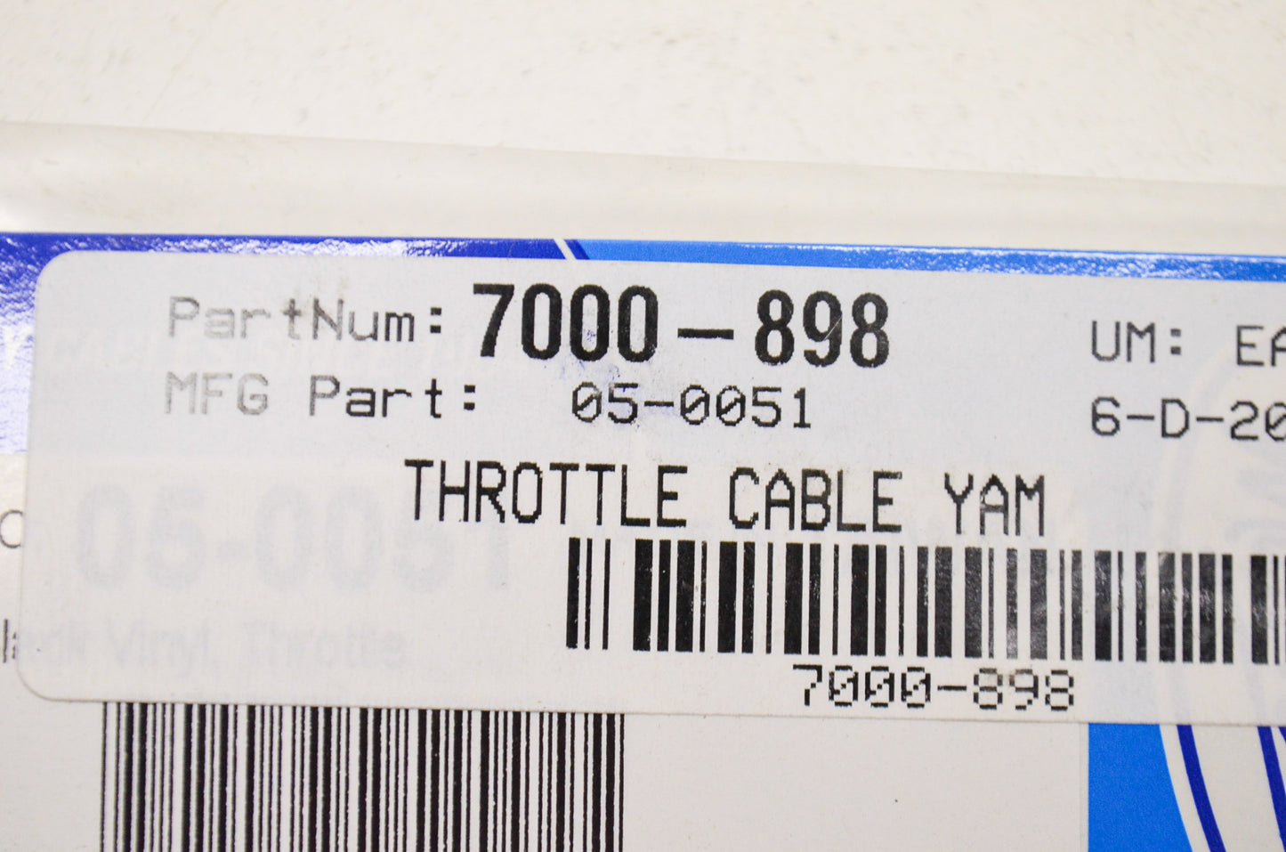 New Motion Pro Throttle Cable Yamaha