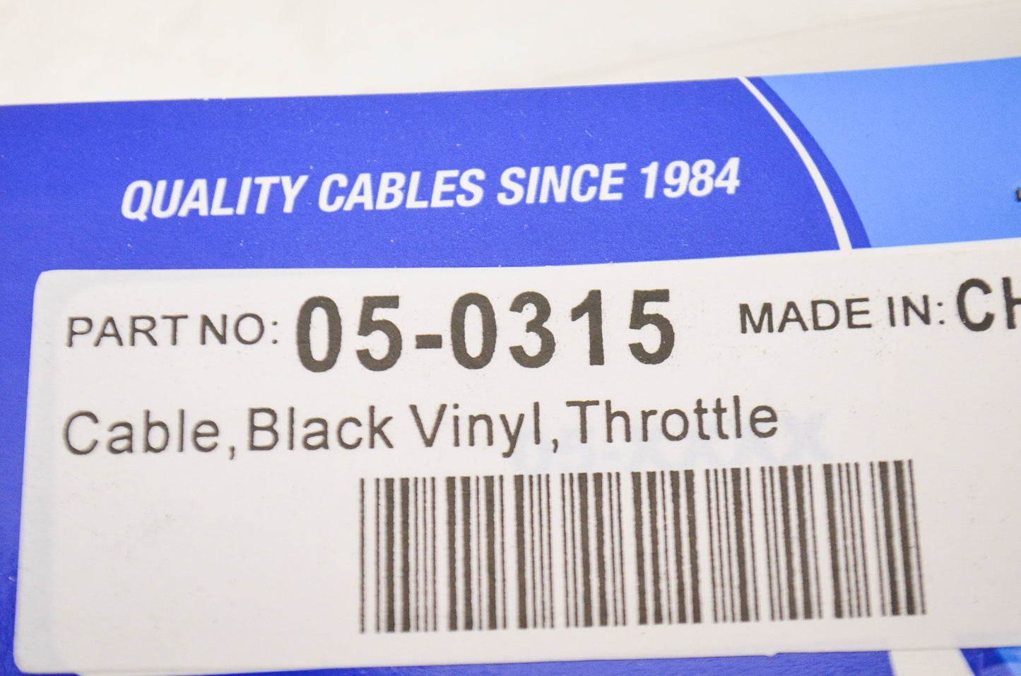 New Motion Pro Throttle Cable