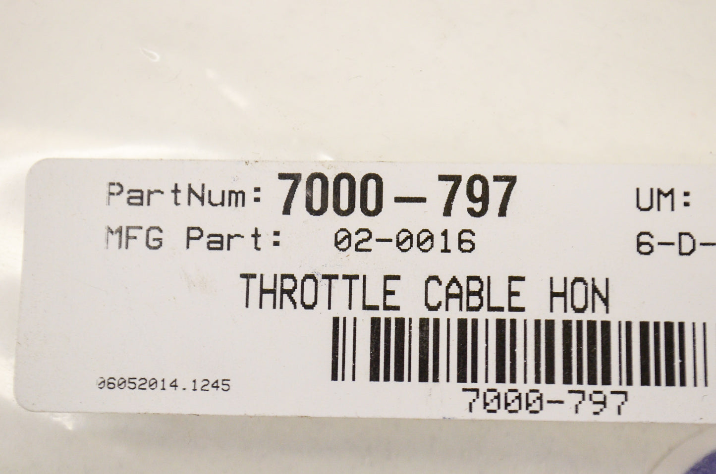 New Motion Pro Throttle Cable Honda