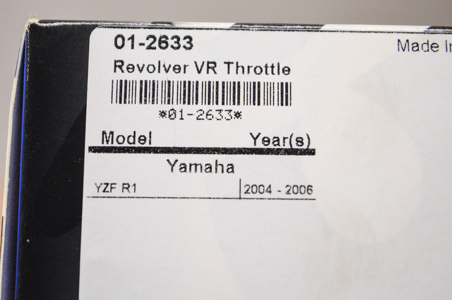 Motion Pro 01-2633, 01-1090 Variable Rate Throttle Kit Street 04-06 Yamaha YZF R