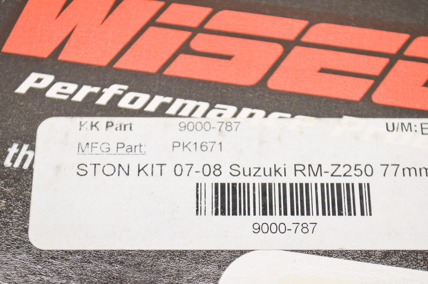 New Wiseco Top End Kit 77mm 07-08 Suzuki RM-Z250