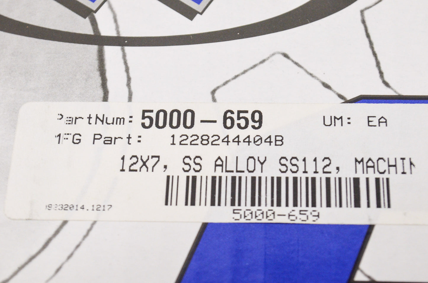 New ITP 12x7 SS Alloy SS112 Wheel NOS