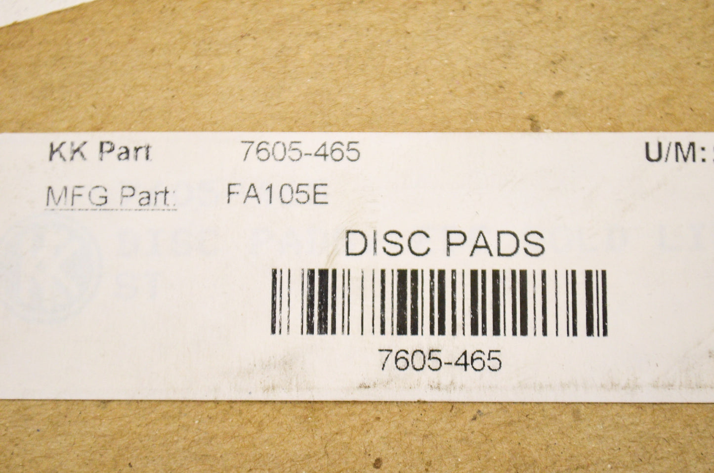 New EBC Brake Pad Qty 2 NOS