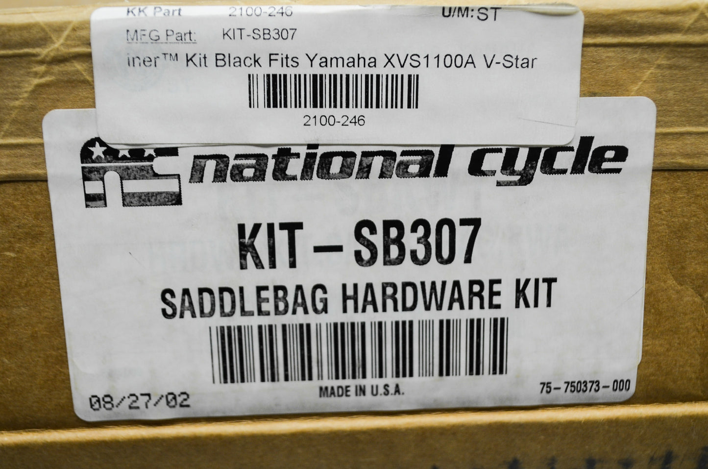 National Cycle KIT-SB307, SB307 Saddlebag Hardware Kit Yamaha XVS1100A V-Star NO