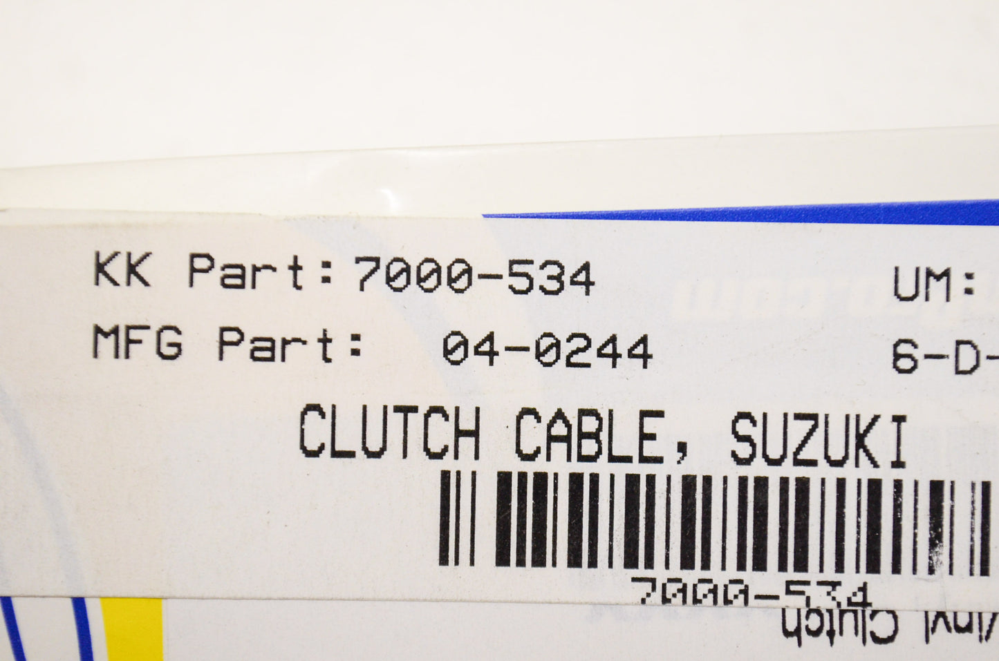 New Motion Pro Clutch Cable NOS