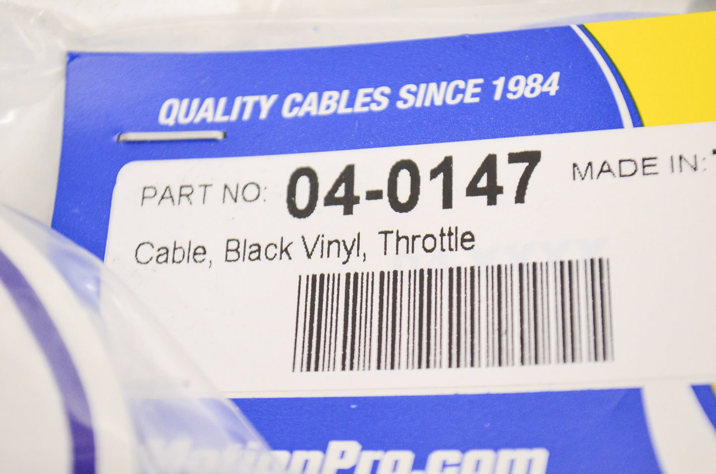 New Motion Pro Throttle Cable NOS