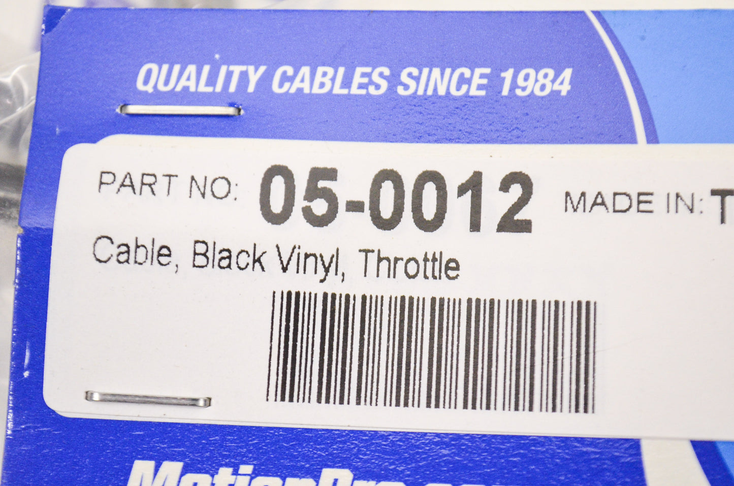 New Motion Pro Throttle Cable NOS