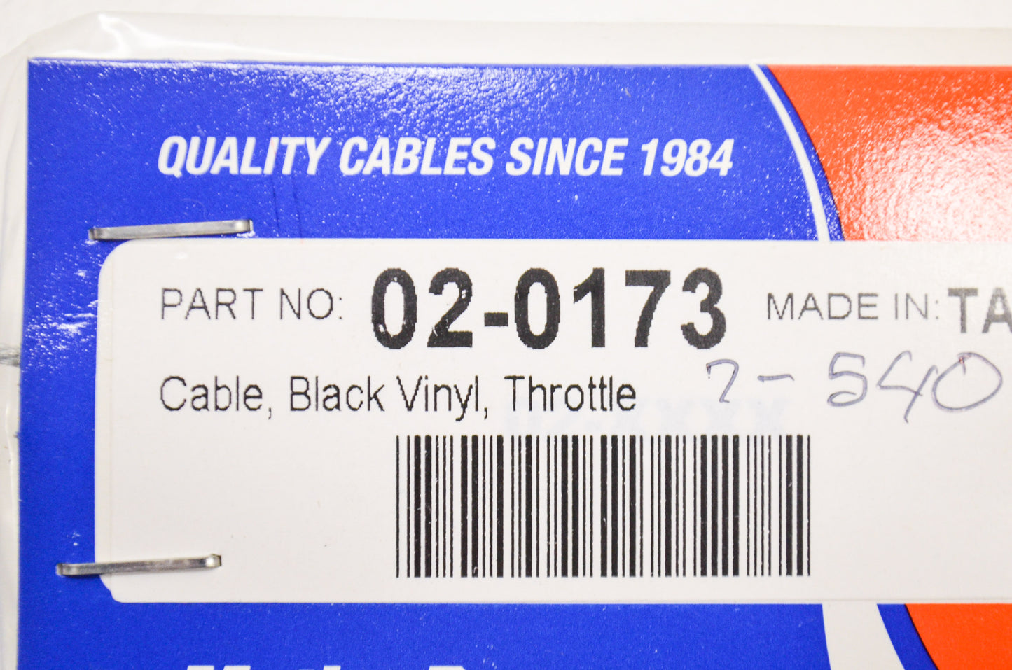 Motion Pro 02-0173 Throttle Cable NOS