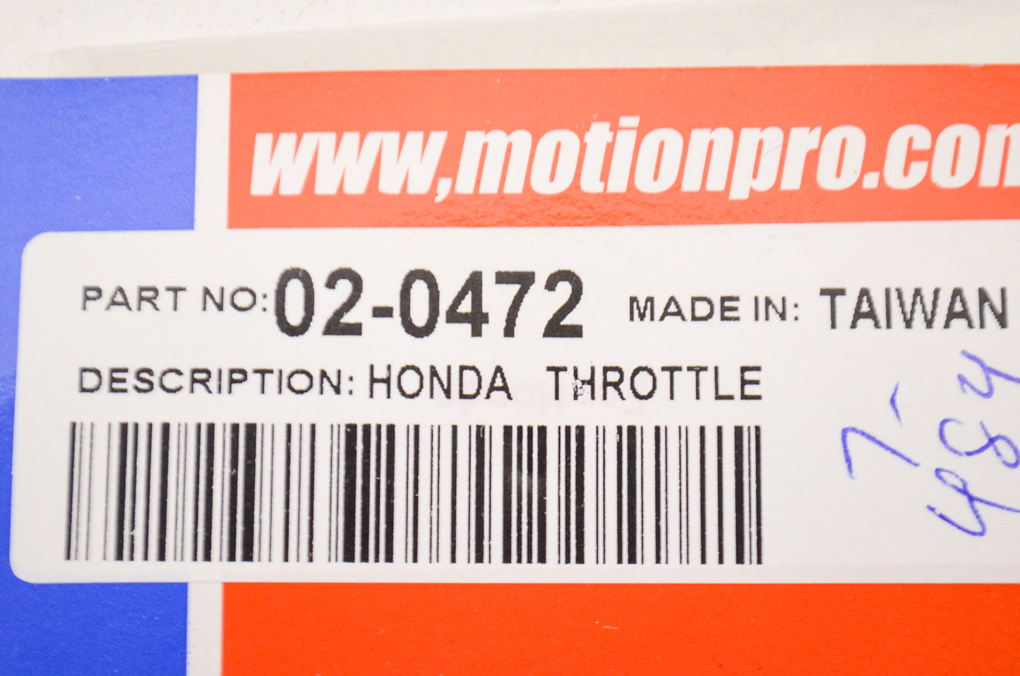 Motion Pro 02-0472 Throttle Cable NOS